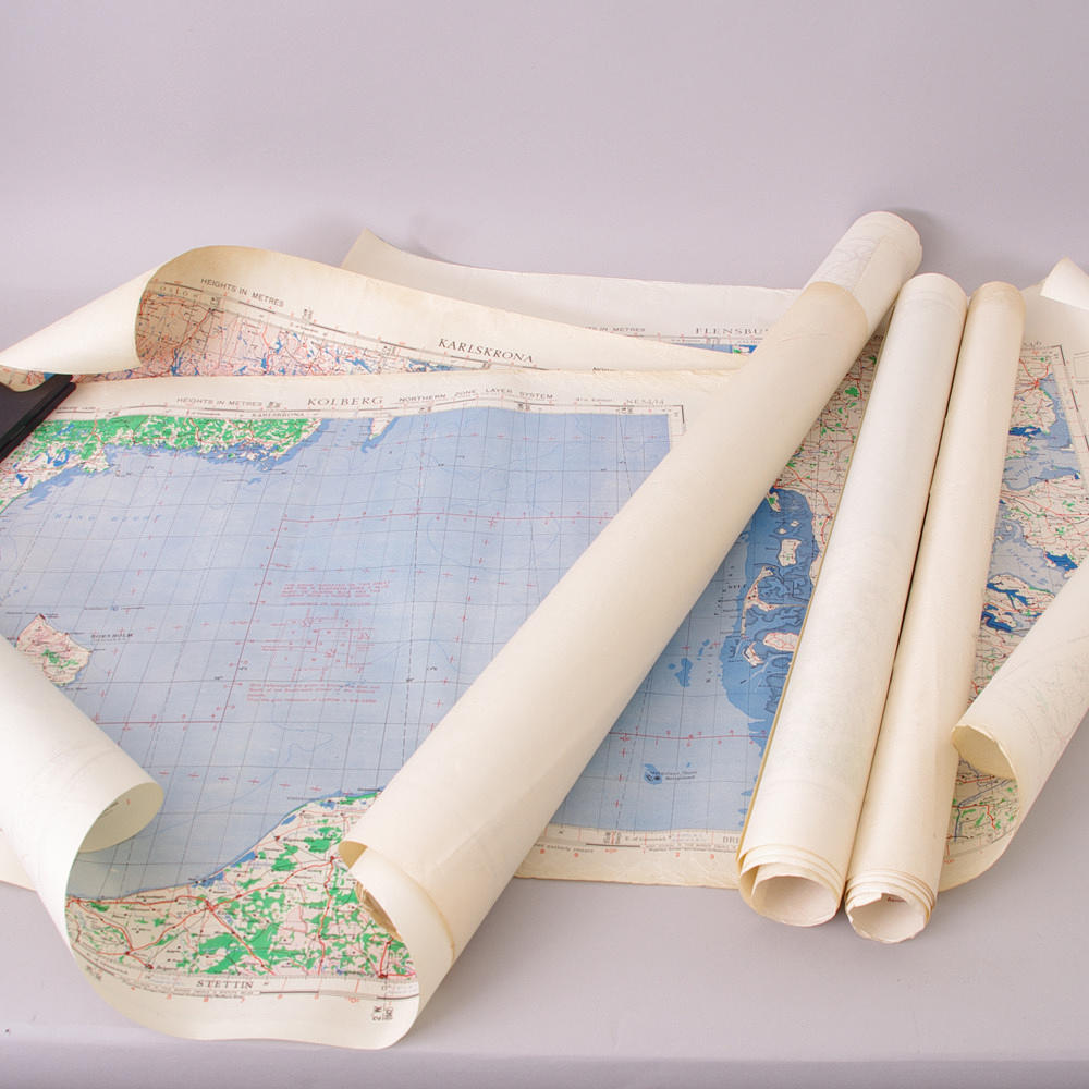 FLYGKARTOR, II-världskriget.