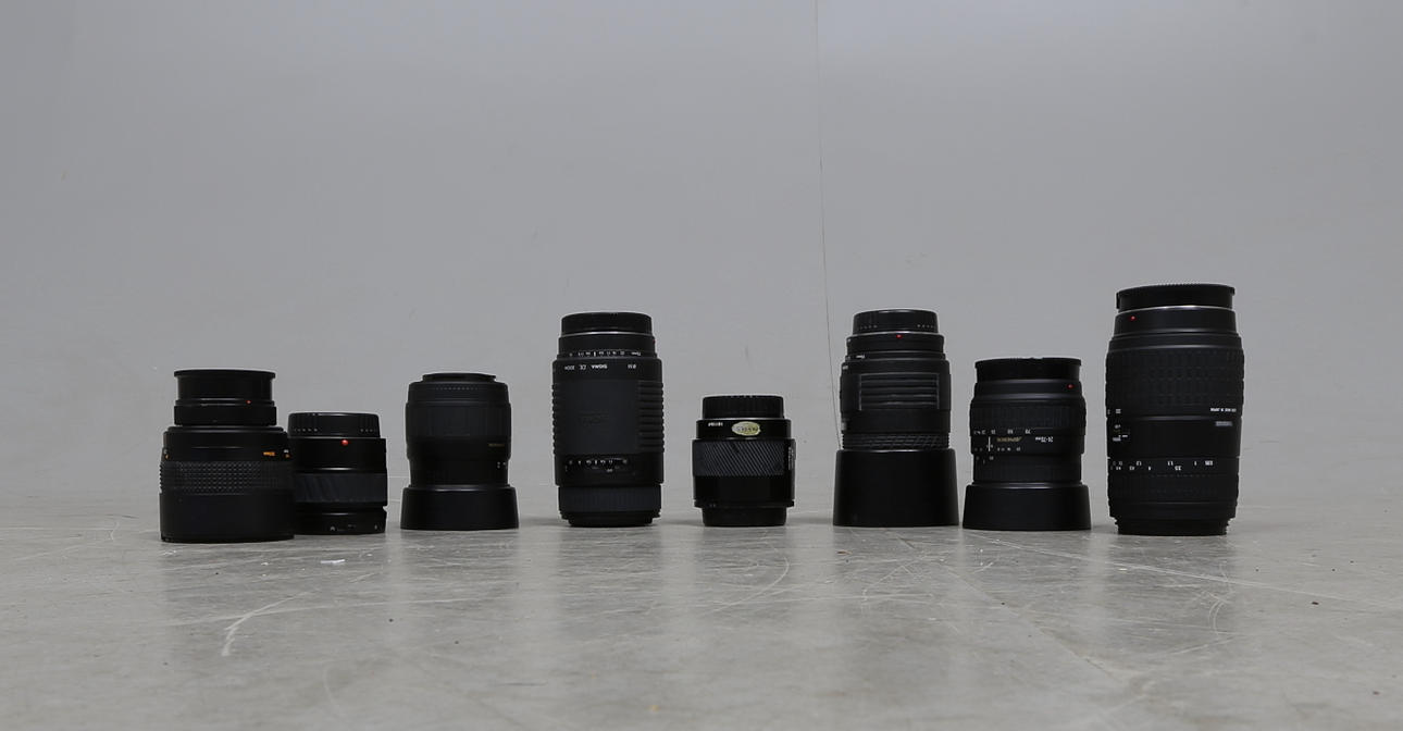 KAMERAOBJEKTIV, 8 st.