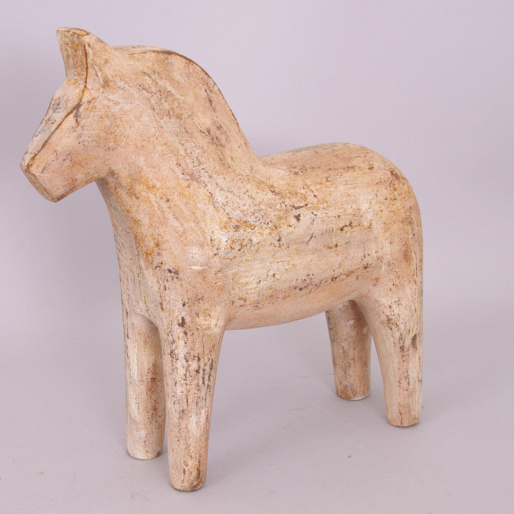 ANDREAS WARGENBRANT. Skulptur, häst, målad metall.