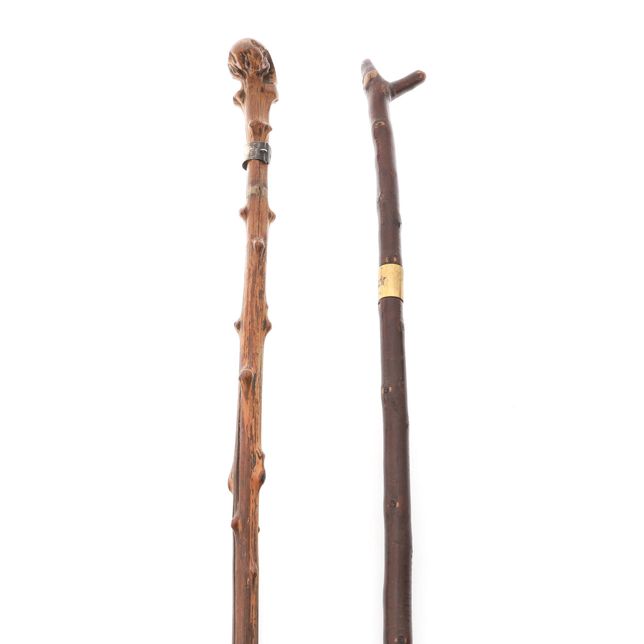 UN BASTÓN VICTORIANO RÚSTICO.