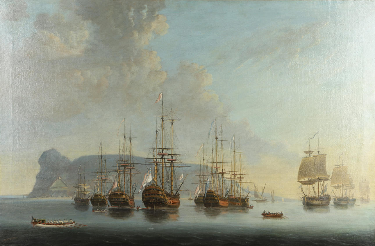 ADAM H. CALLANDER (1750-1817). THE SIEGE OF GIBRALTAR.