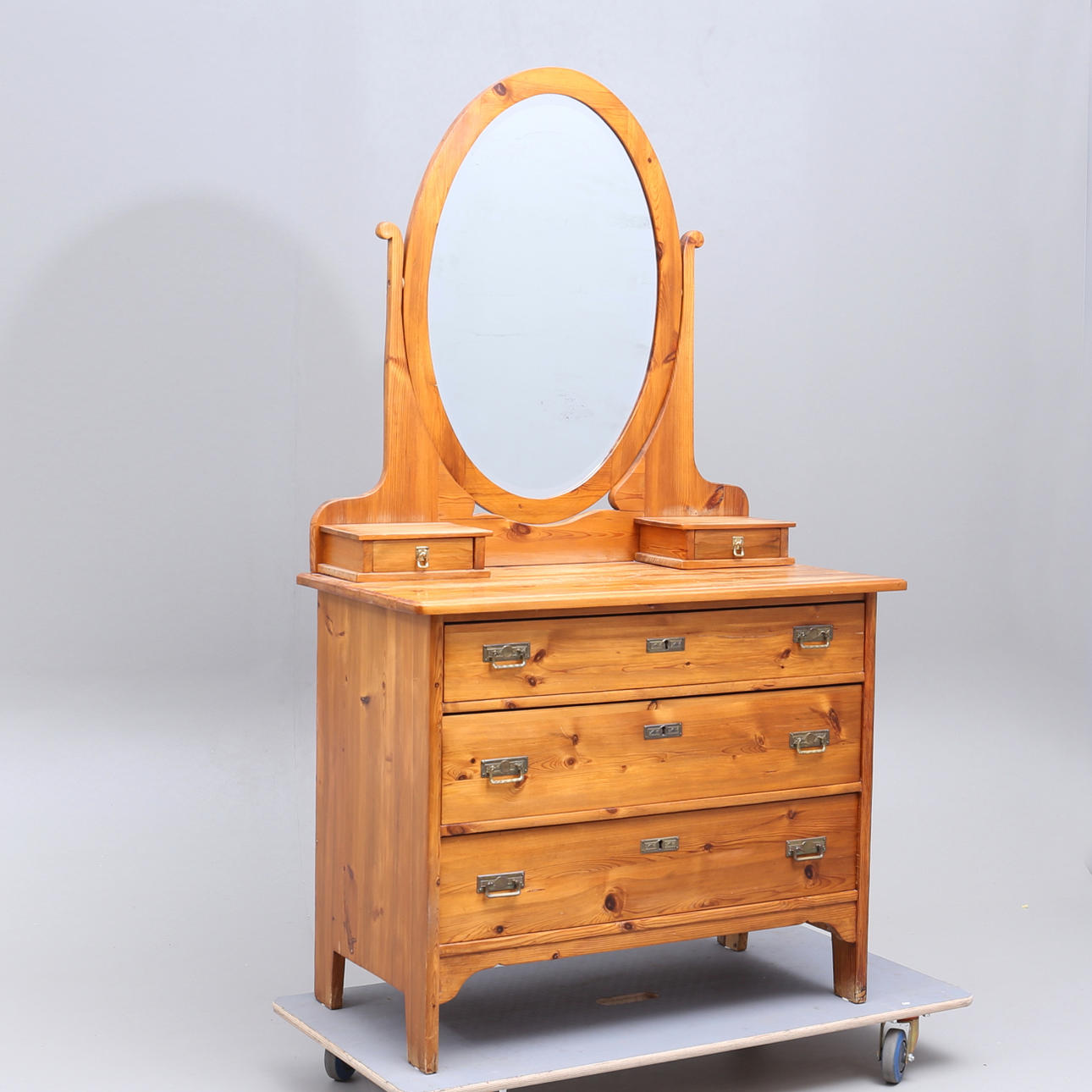 SPIEGELSCHRANK, Kiefer, 20. Jahrhundert.