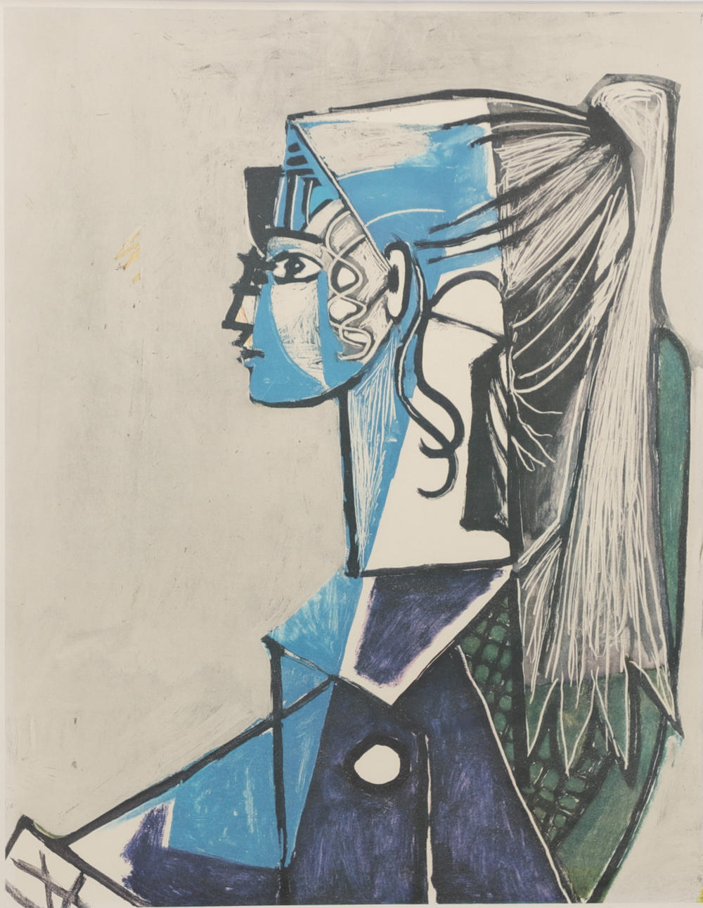 PABLO PICASSO. „Sylvette XIII“, Druck.