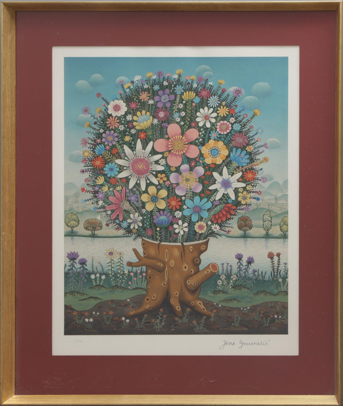 JOSI GENERALIC. LITO, signed, 20th century.