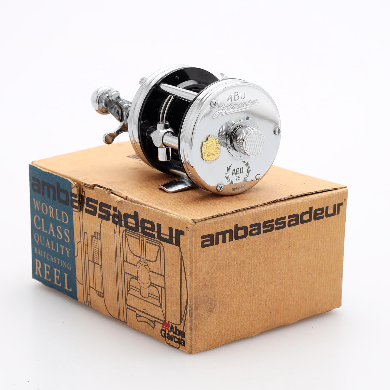 855.ABU Ambassadeur 75thアニバーサリー FISHING ROLL, ABU Ambassador, 75th anniversary, numbered 399/500