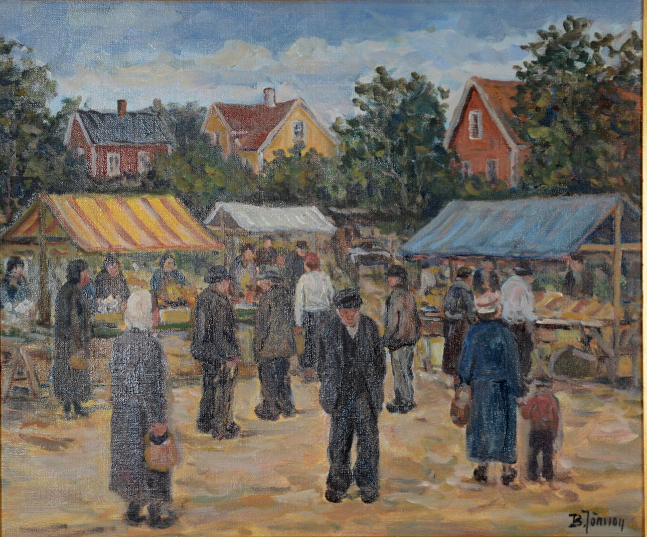 BROR JÖNSSON. Olja på duk.