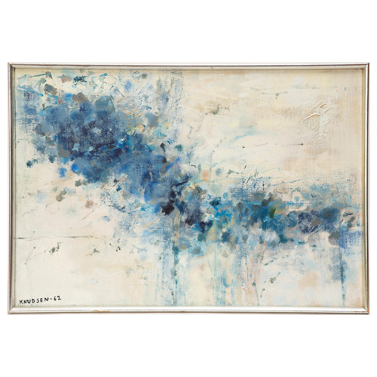 LEIF KNUDSEN. Oil on canvas, signed.