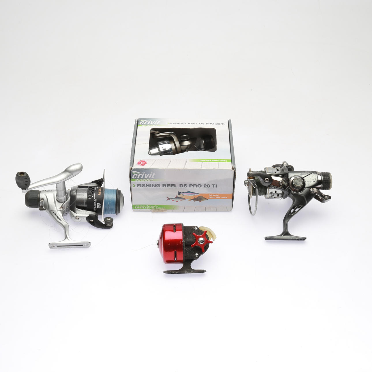 FISKERULLER, 4 stk, inkl. Dyrö, 1900-tallet.