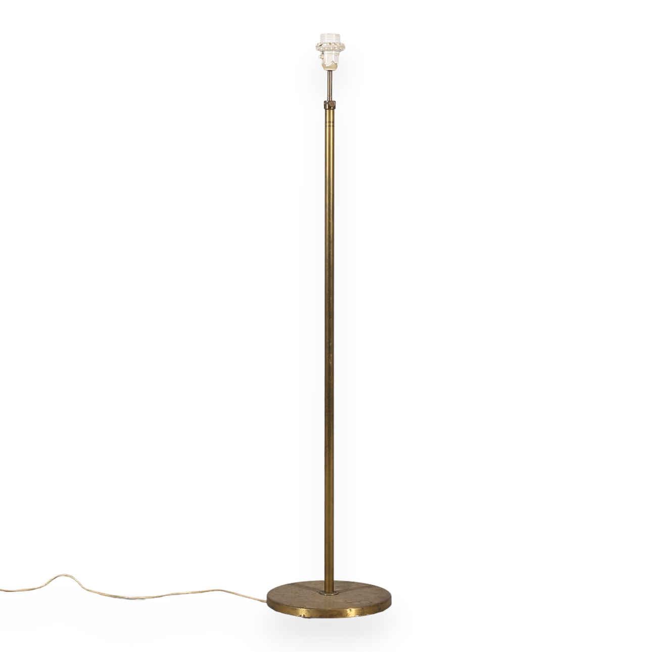 FLOOR LAMP, brass, 1900s.