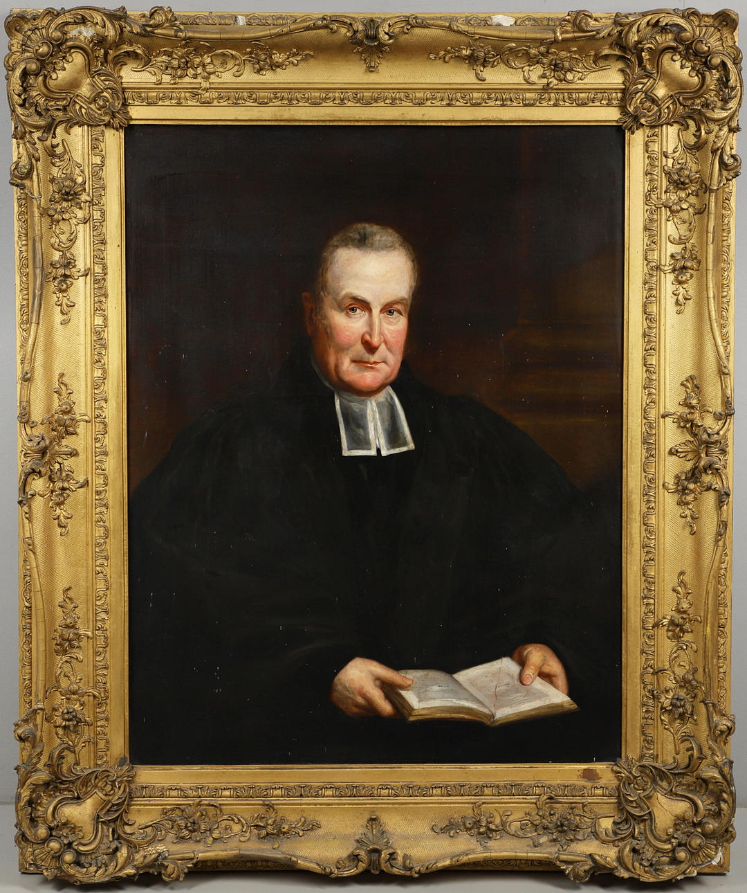 FOLLOWER OF WILLIAM E. RICHARD WATERS (1813-1880). PORTRAIT OF THE REV. NICHOLAS TOKE OF GODINTON (1799-1866).
