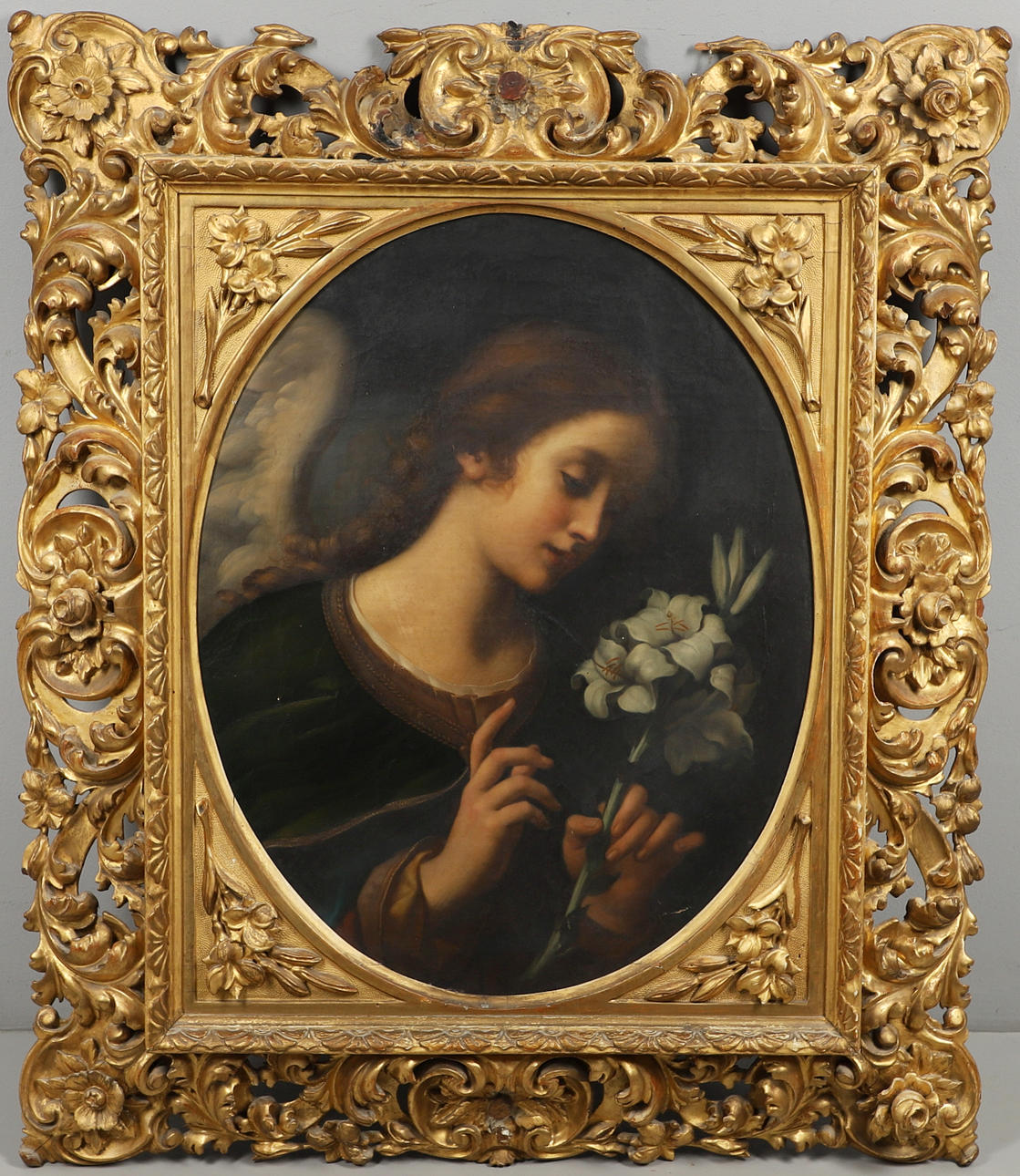 AFTER CARLO DOLCI (1616-1686). THE ARCHANGEL GABRIEL.