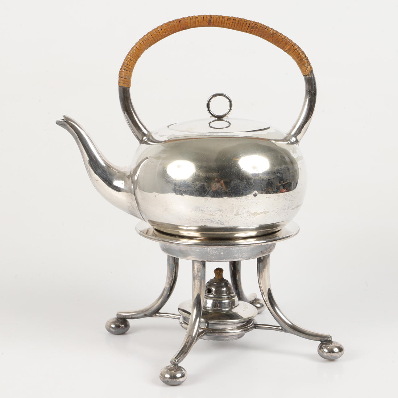 TEKITTEL, nysilver/bast, 1900-tal.