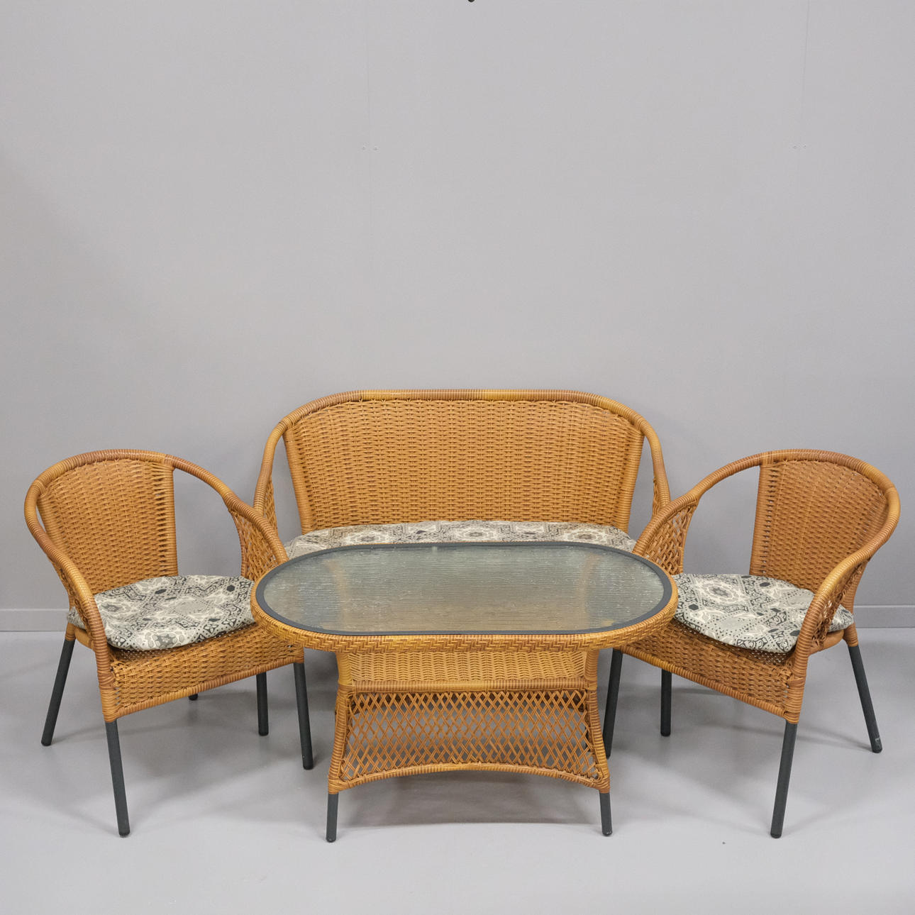 ALTANMÖBEL, KONSTROTTING, 4 DELAR.