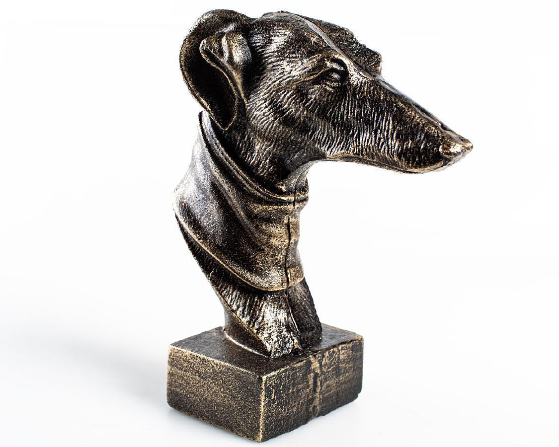 SKULPTUR, Greyhound, konstmassa, samtida.