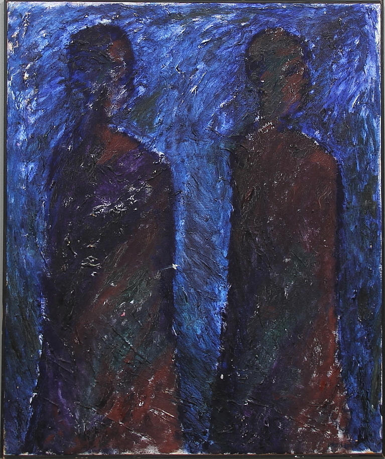 STEN OVE PERSSON. Olja på duk. Otydligt signerad.