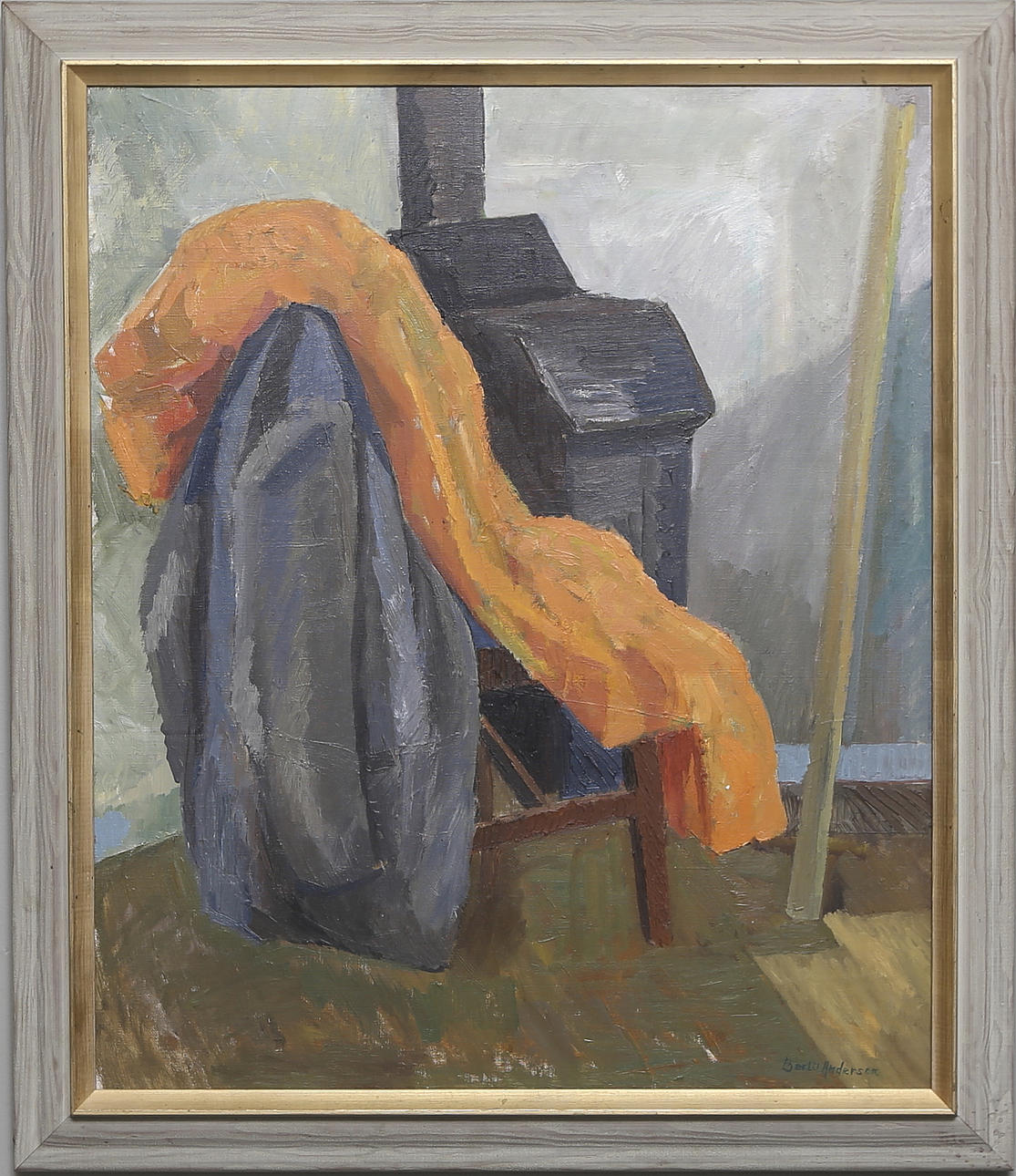 BERTIL ANDERSSON. Olja på duk. Signerad.