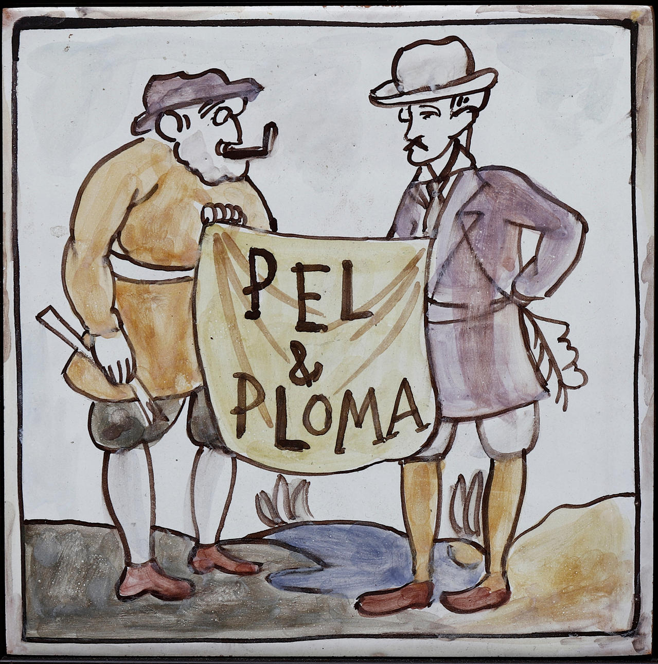 "Pèl & Ploma" tile.