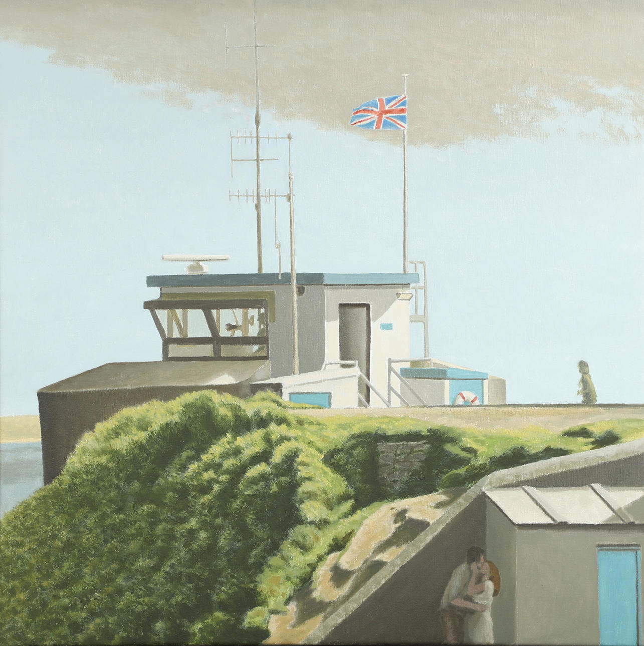 DAVID INSHAW (B.1943). COAST GUARD STATION, ST IVES.