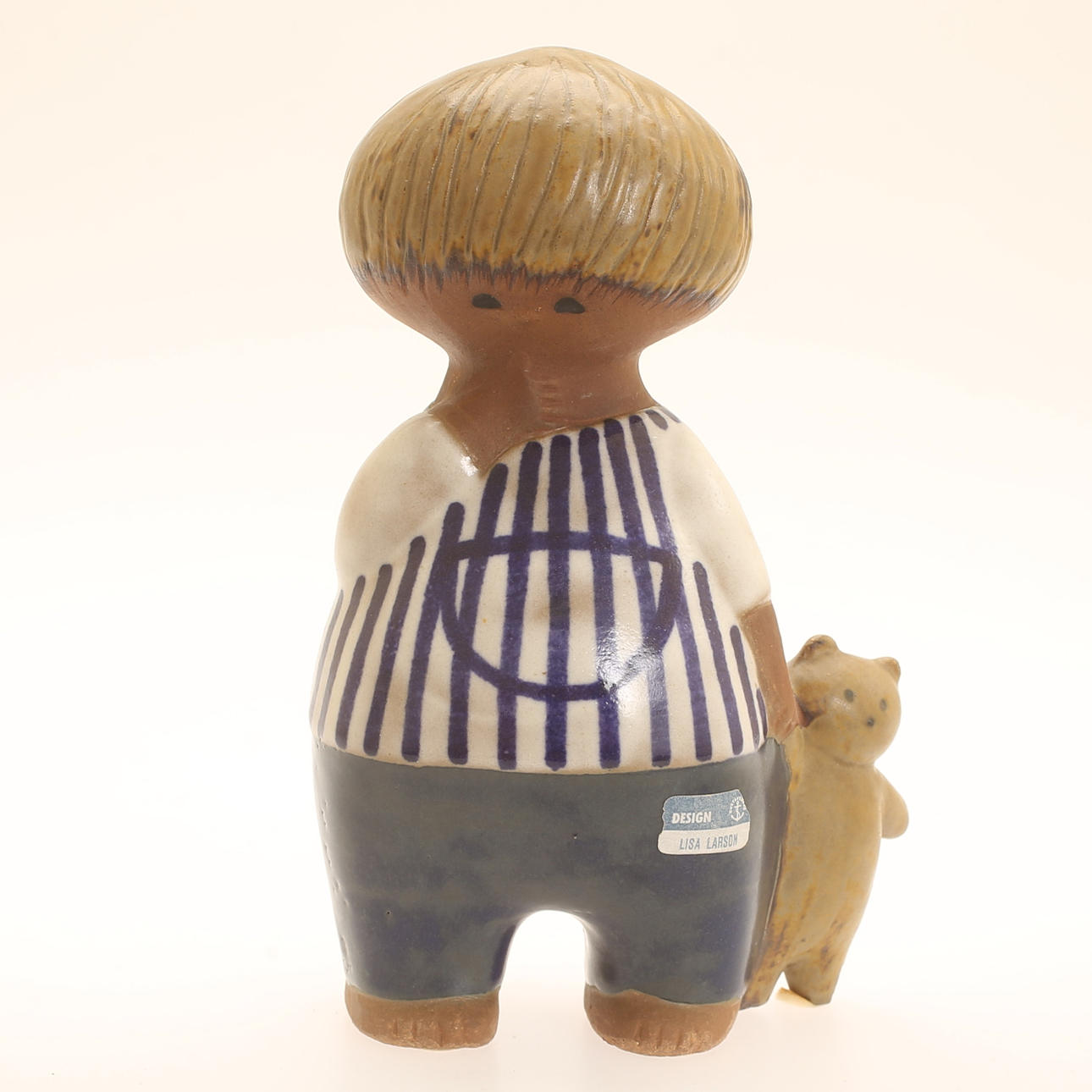 LISA LARSON. Figurine, stoneware, "Malin", Gustavsberg.