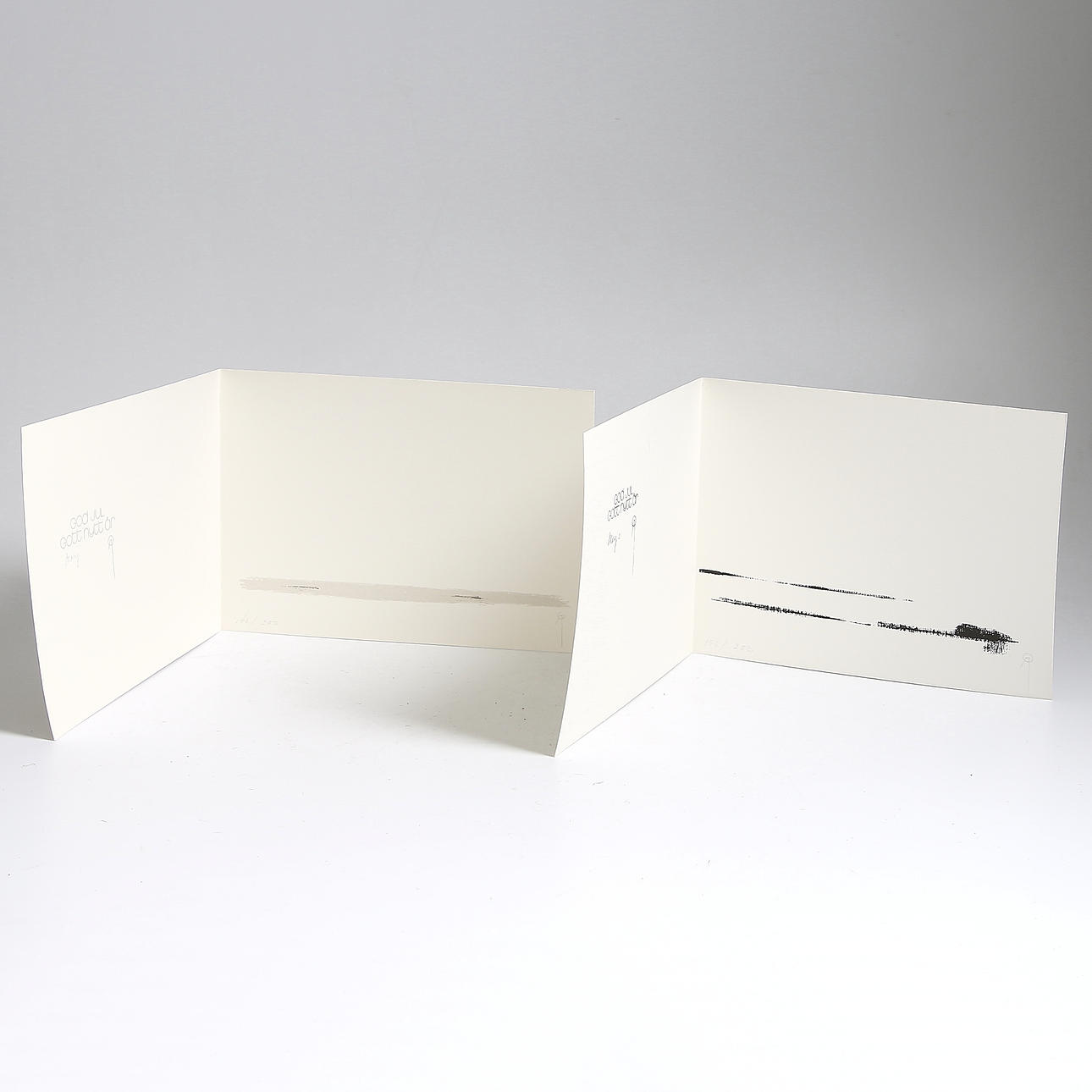 ARNE OLSSON. Litografier, 2 st, signerad och numrerad 140/200 respektive 196/200.