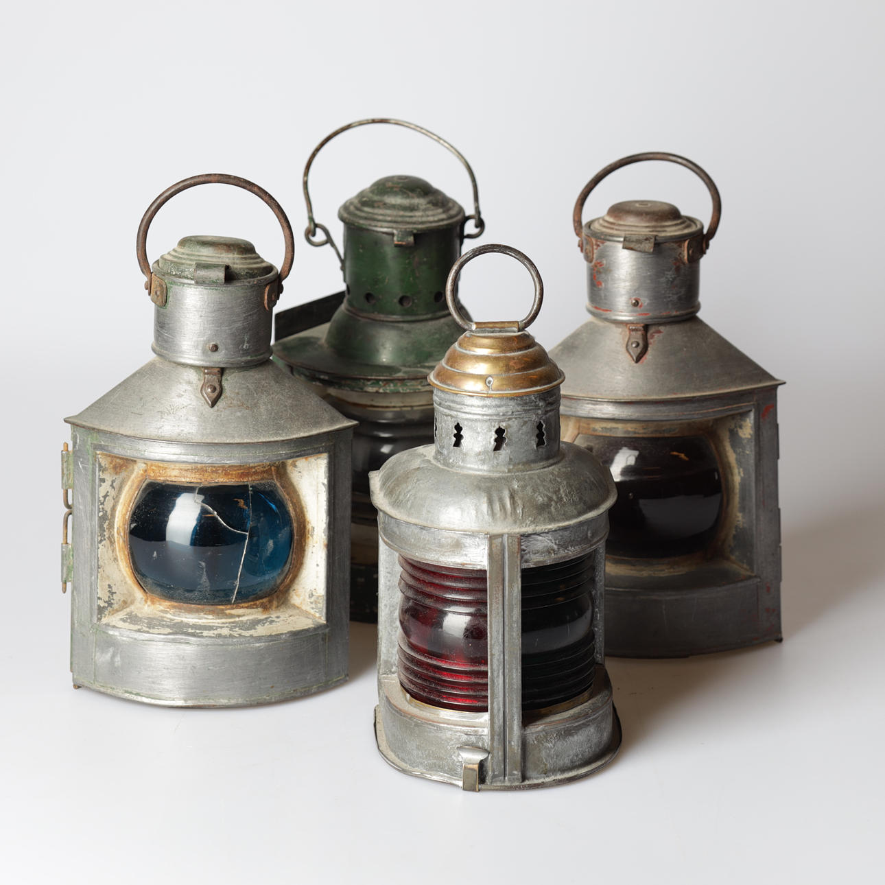 LANTERNS, 4 pcs, 1900s.