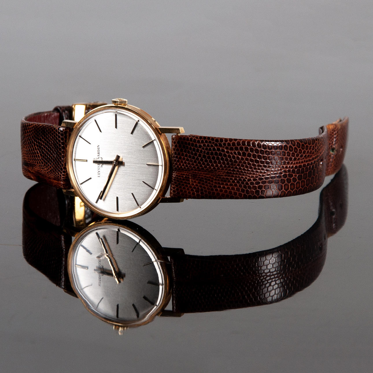 ULYSSE NARDIN 18K. Wristwatch, vintage.