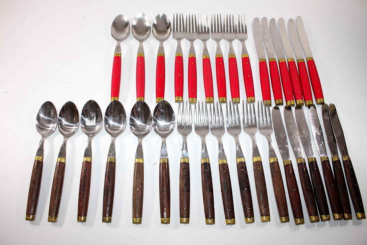 BESTICK, 33 st, Stainless Steel, Otlex och Bayard Franska.