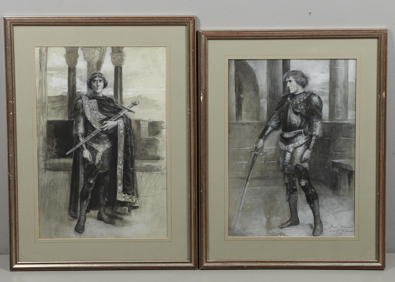BERNARD PARTRIDGE (1861-1945). STUDIES OF THE ACTOR SIR HENRY IRVING IN COSTUME.