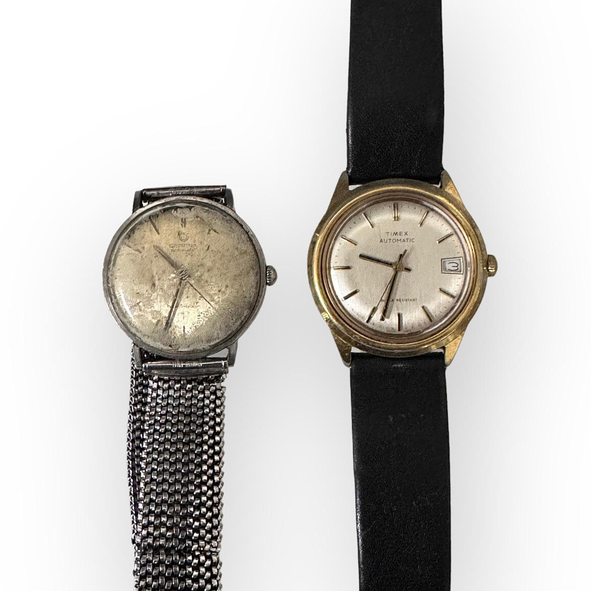 MIESTEN KELLO, 2 kpl, Certina ja Timex.