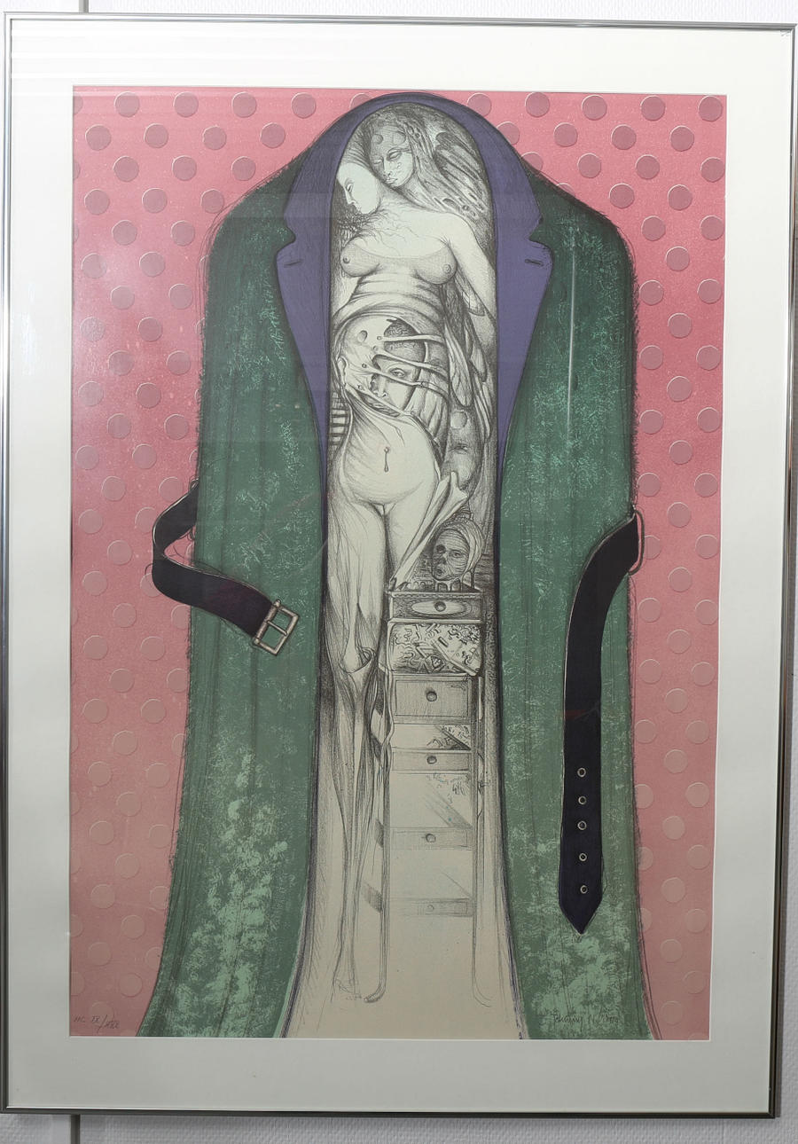 BERT JOHNNY NILSSON. Litografi, numrerad och signerad B Johnny Nilsson.