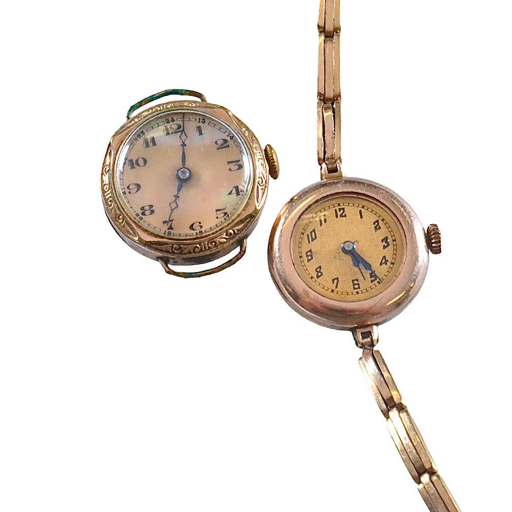 WOMEN'S BRACELET, 2 pcs, 1900s.