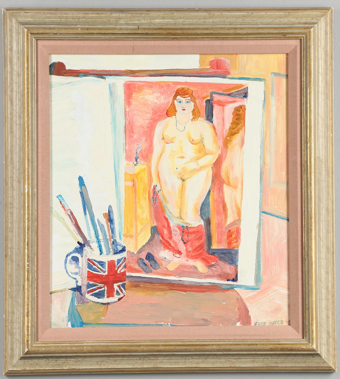 ATTRIBUTED TO FRED YATES (1922-12008). AN ARTIST'S INSPIRATION.