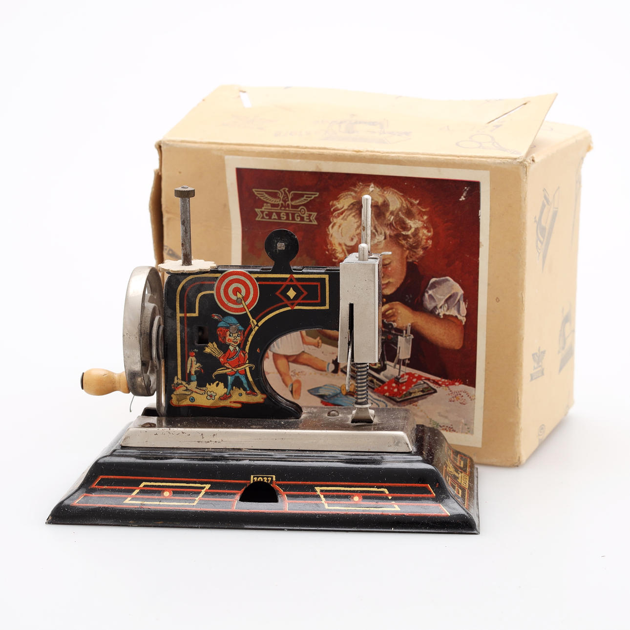 TOY SEWING MACHINE, Casige, Germany.