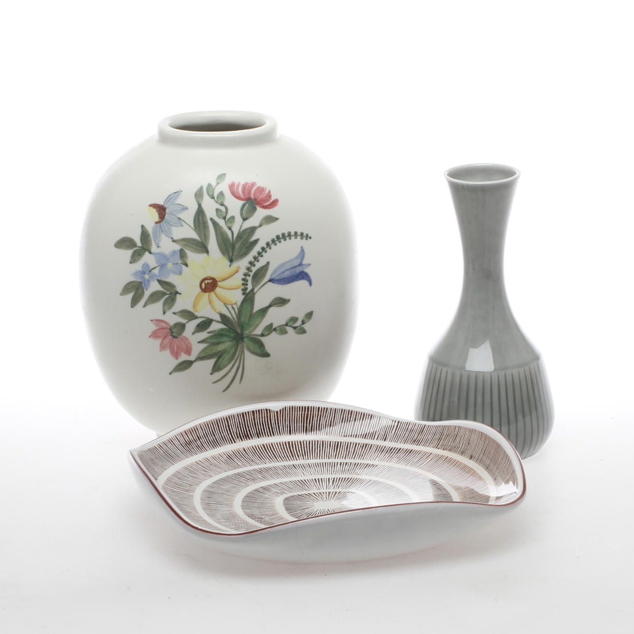 VASER 2 st Rörstrand samt FAT Upsala-Ekeby.