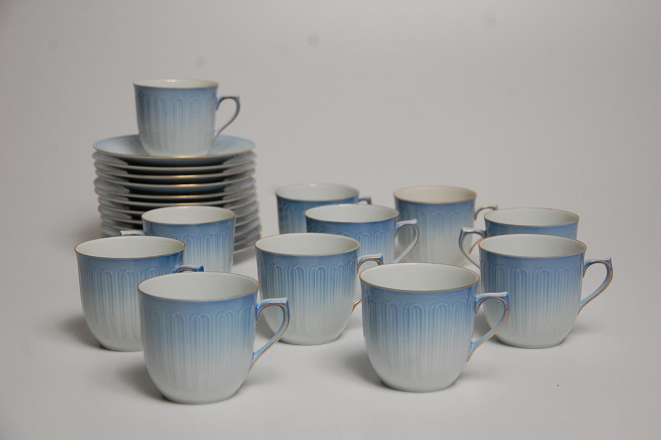 KAFFEKOPPAR, 23 delar, Ballerina, Bing & Gröndahl.