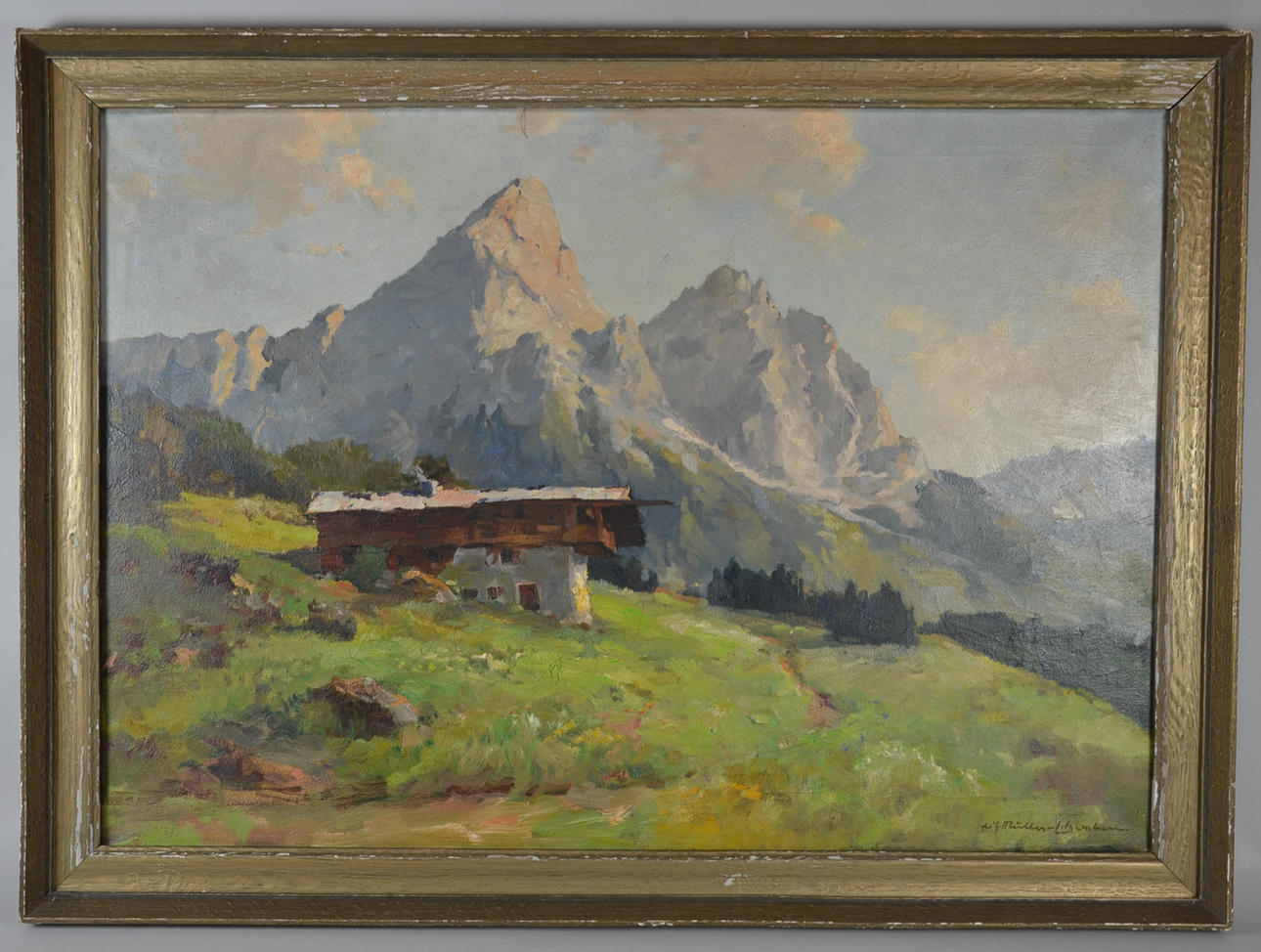 FRITZ MÜLLER-SCHWABEN. fjällstuga.