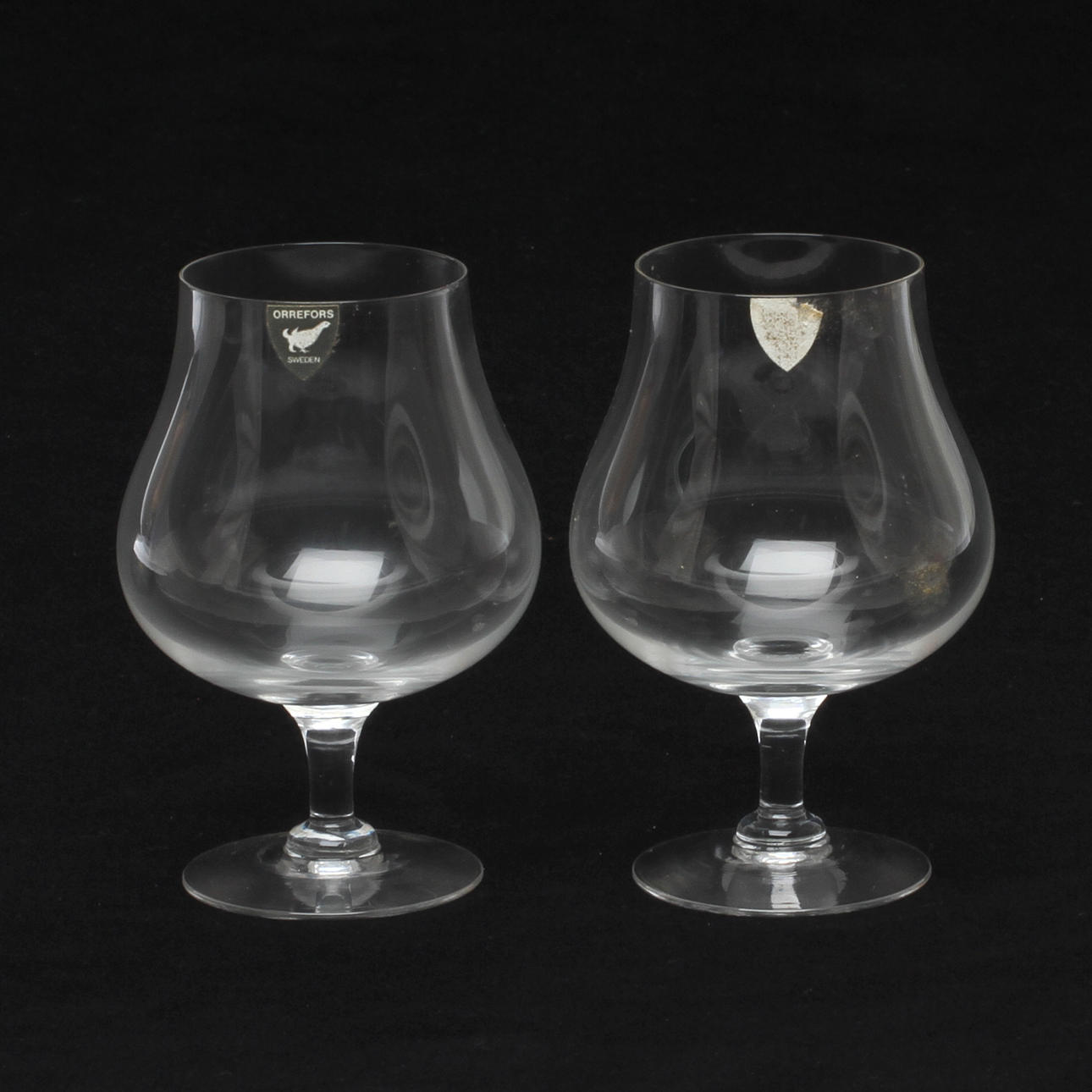 AROMGLAS, 10 st, Nils Landberg, Orrefors.