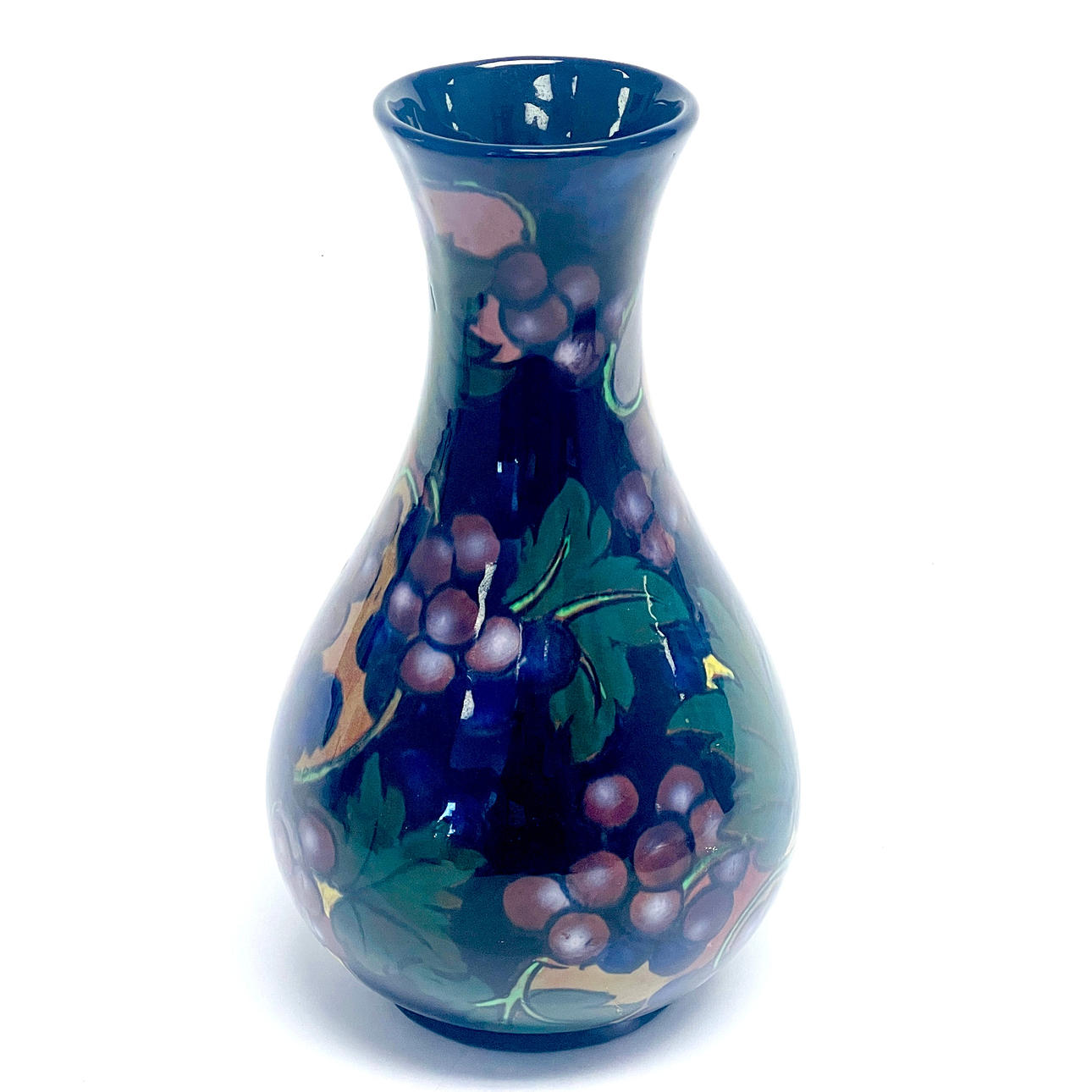 ROYAL STANLEY WARE 'JACOBEAN' PATTERN VASE.