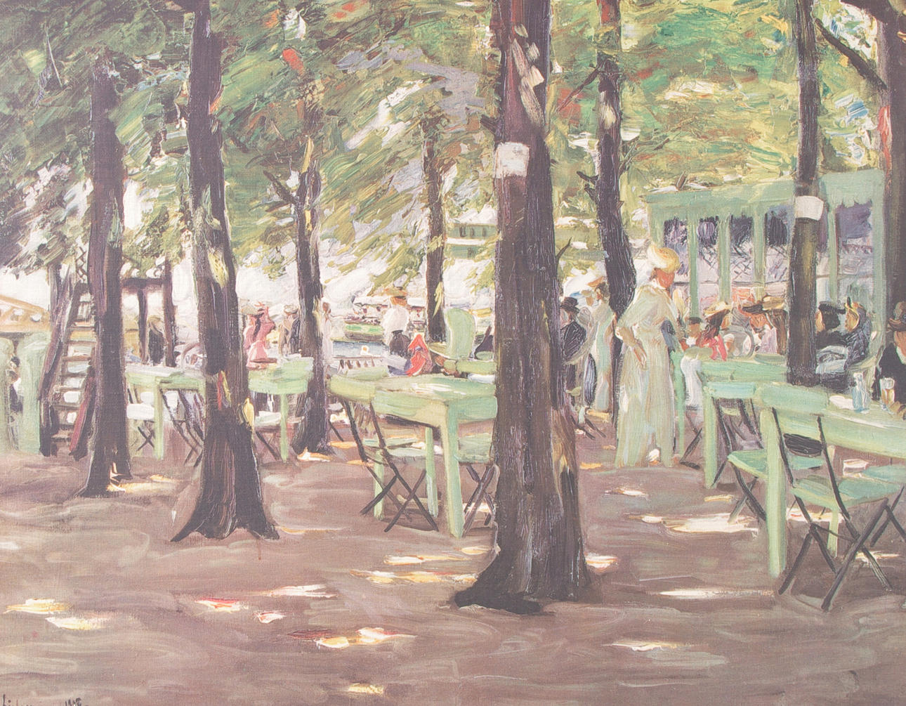 MAX LIEBERMANN. Motiv från Holland, Master Art-tryck.