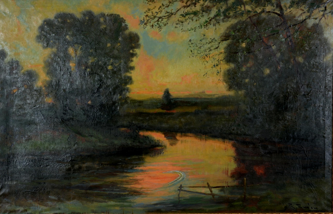 RAGNAR SWAHN. Olja på duk.