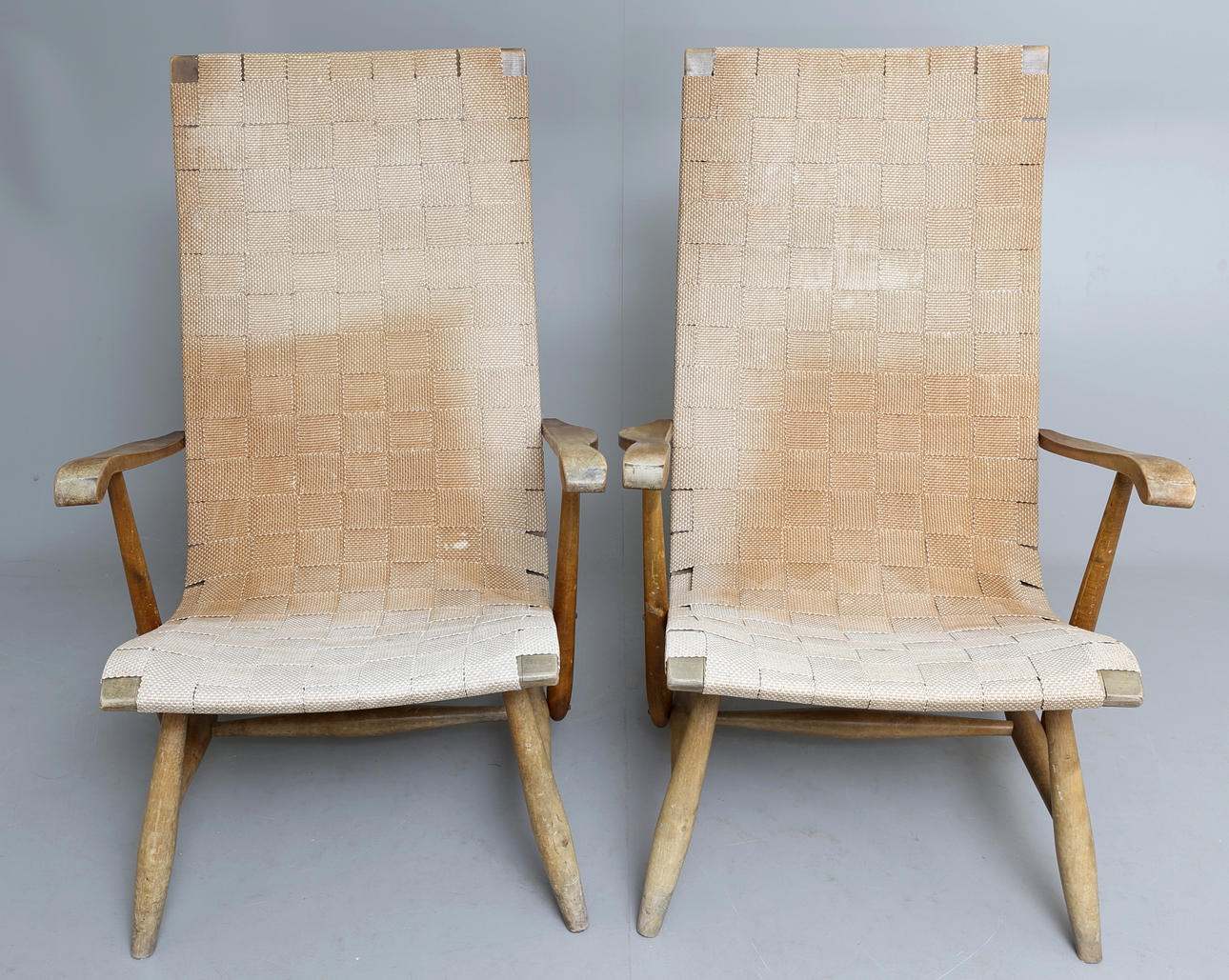 YNGVE EKSTRÖM. Fåtöljer, 1 par, "Anders", Ese möbler, Vaggeryd.