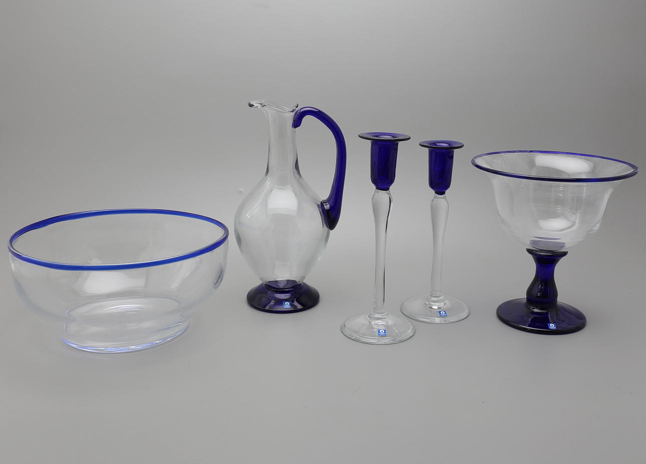 PARTI GLAS, 5 delar, Pukeberg.