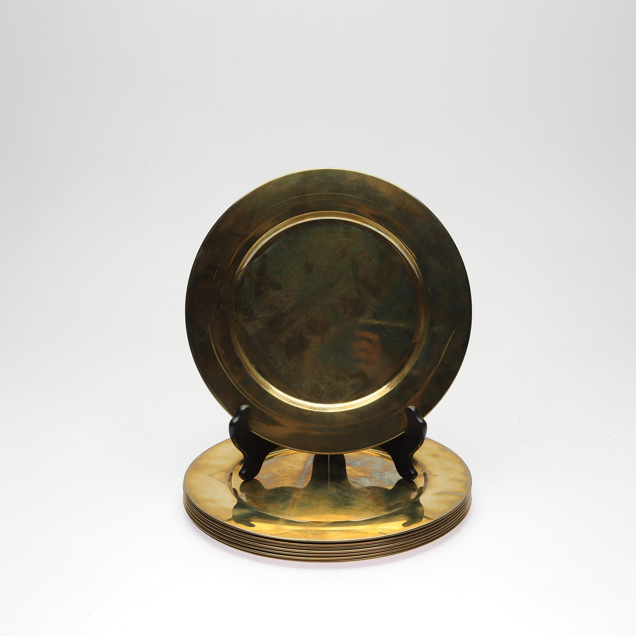 KUVERTTALLRIKAR, 8st, mässing, Stelton, Danmark.