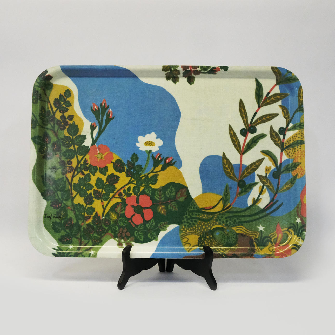 JOSEPH FRANK. SERVING TRAY. SWEDISH TIN.