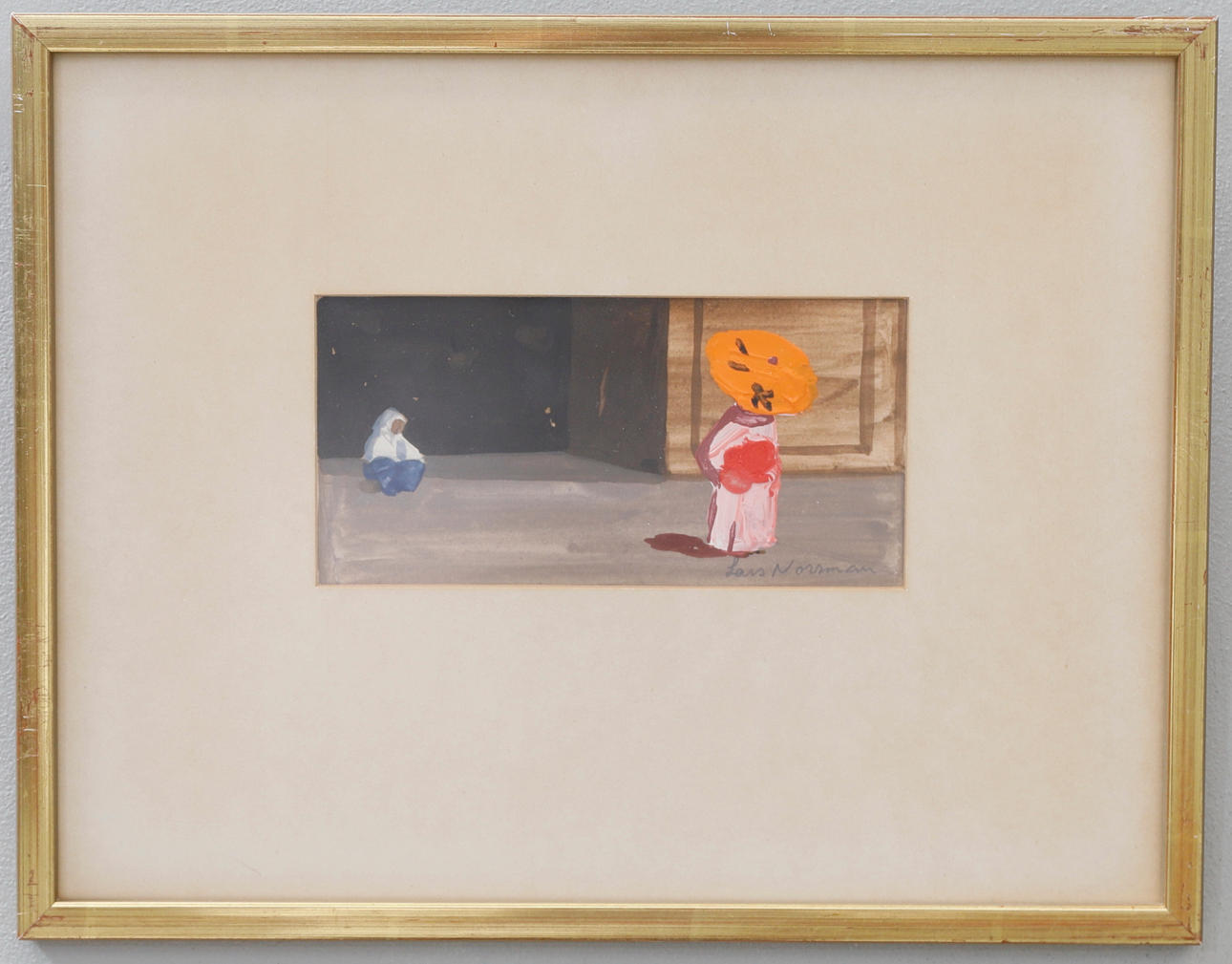 LARS NORRMAN. blandteknik, signerad.