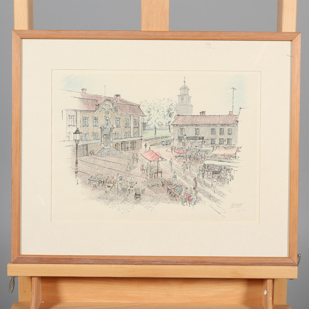 EBBE FOG. LITHOGRAPHY, signed and numbered 263/300.