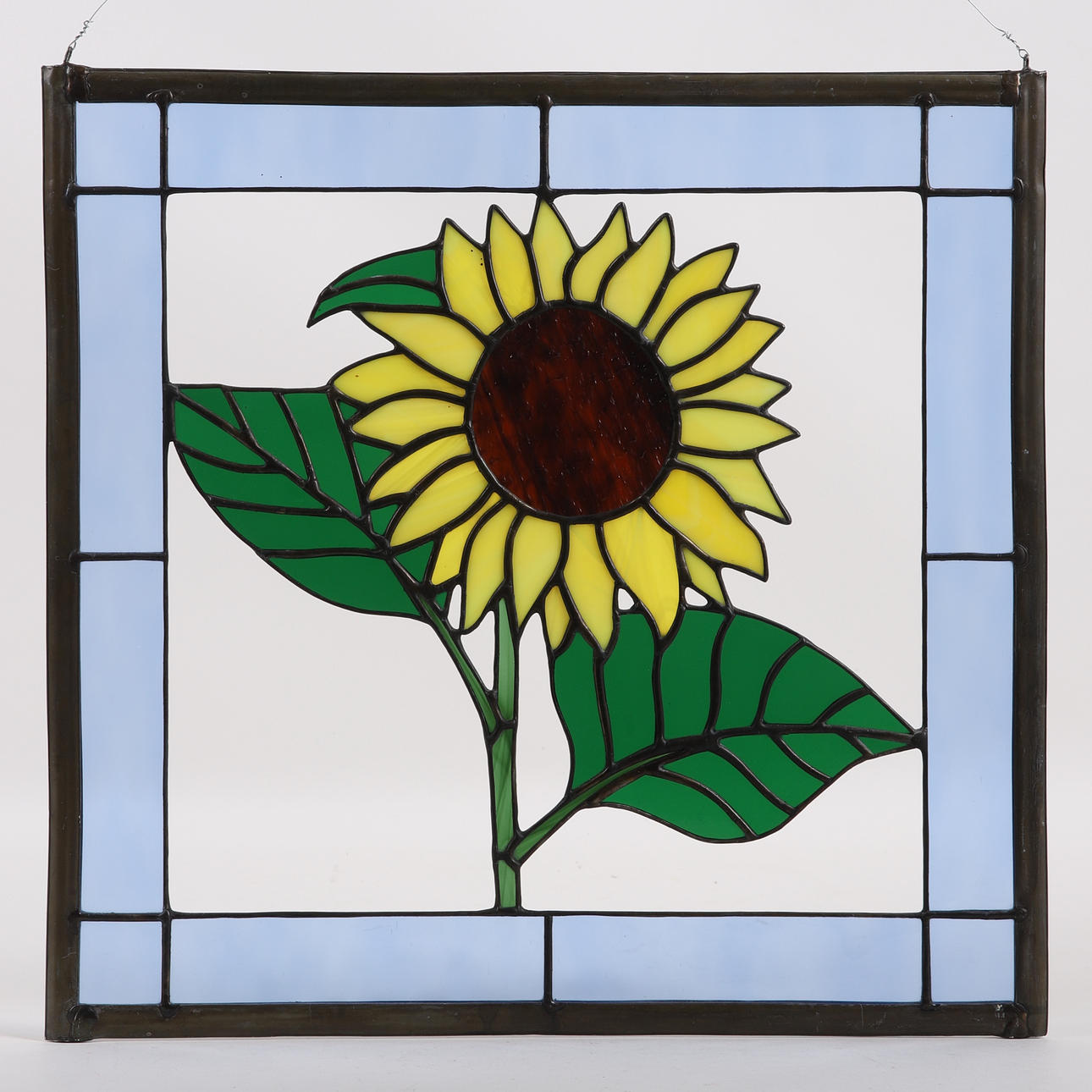 FENSTERDEKO, Sonnenblume, Bleiglas.