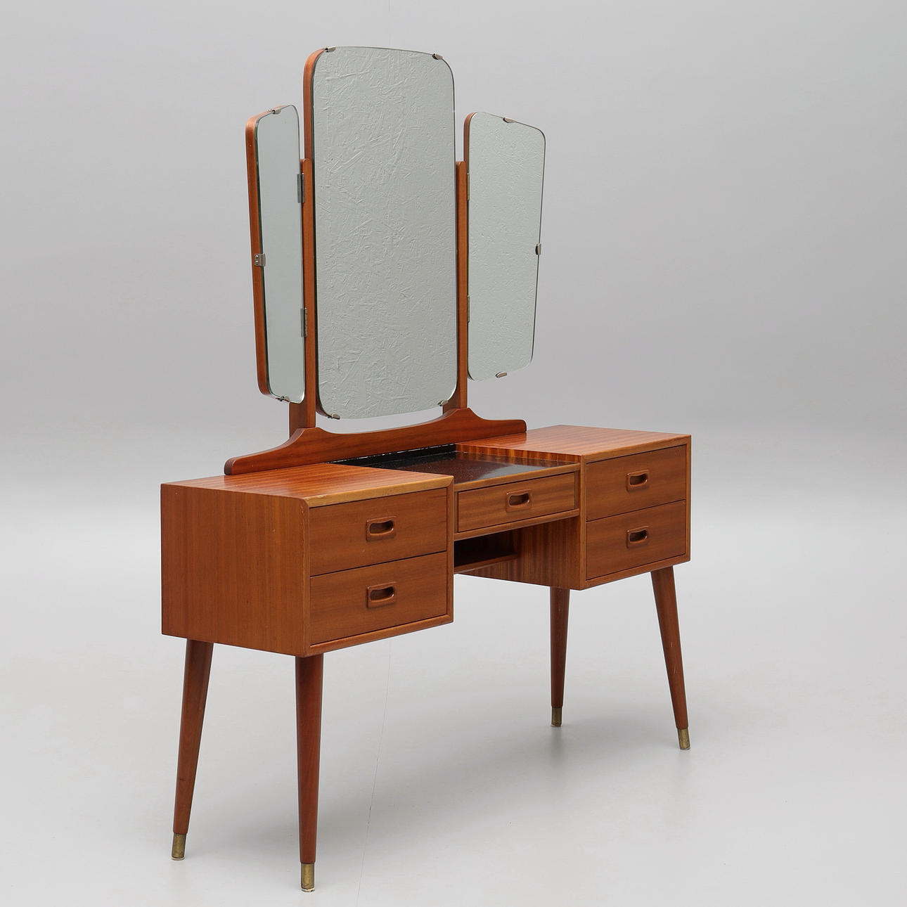 SMINKBORD, teak, 1950/60-tal.