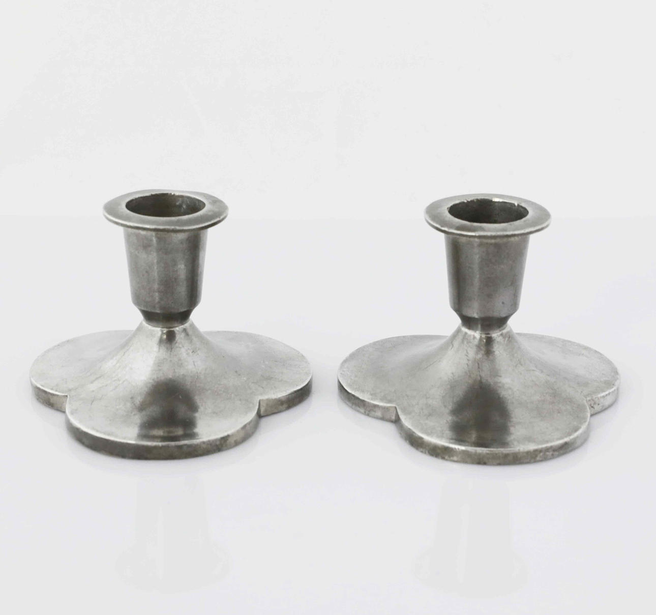 LJUSSTAKAR, ett par, Tenn, Just Andersen, Danmark.