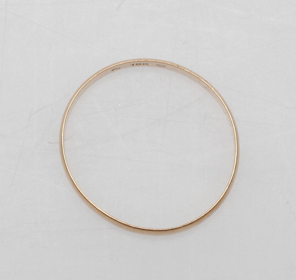 RING, 18k guld, vikt ca 1,6 gr.